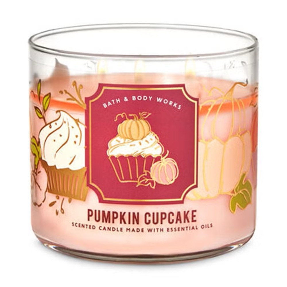 Bath & Body Works - Pumpkin Cupcake 3-Wick Candle